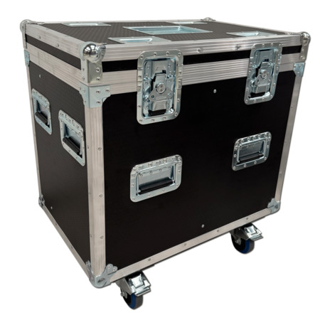 Twin Prolight elumen8 MP180 LED Fresnel Series Flightcase